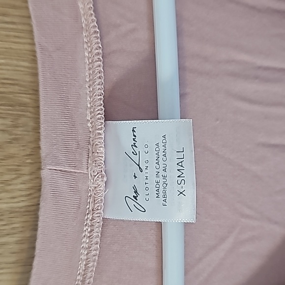 Jax and Lennon Pink Peplum Top - Picture 2 of 3